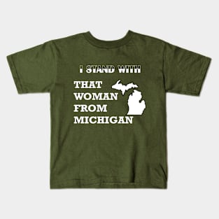 That woman from MICHIGAN Kids T-Shirt